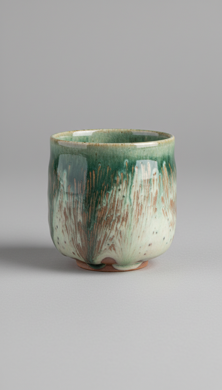 Hare's Fur Glaze Tea Cup