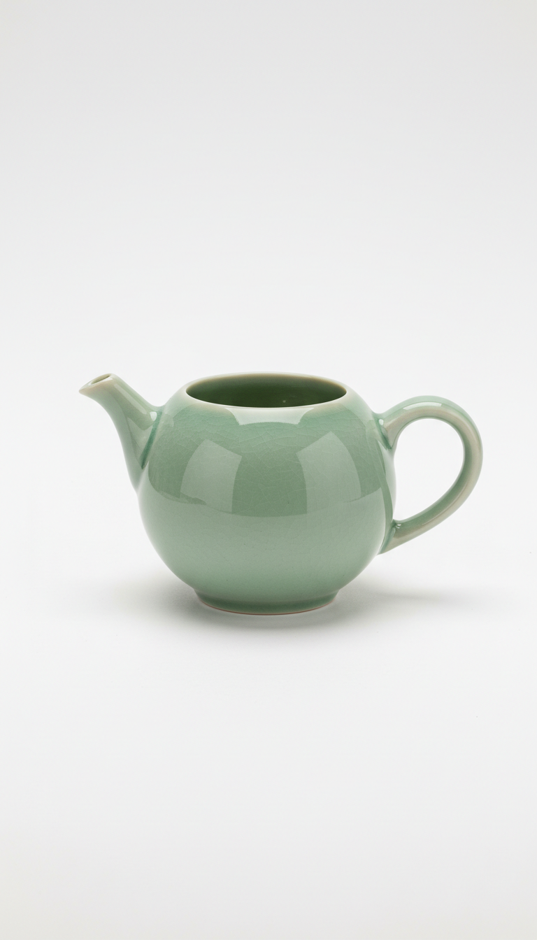 Celadon Green-Glazed Tea Pitcher